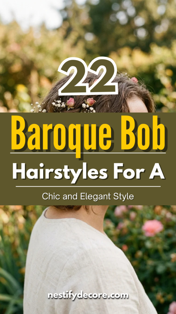 22 Baroque Bob Hairstyles for a Chic and Elegant Style