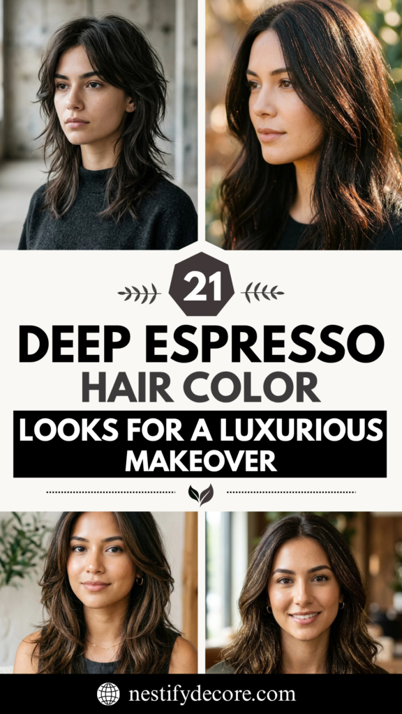 21 Deep Espresso Hair Color Looks for a Luxurious Makeover