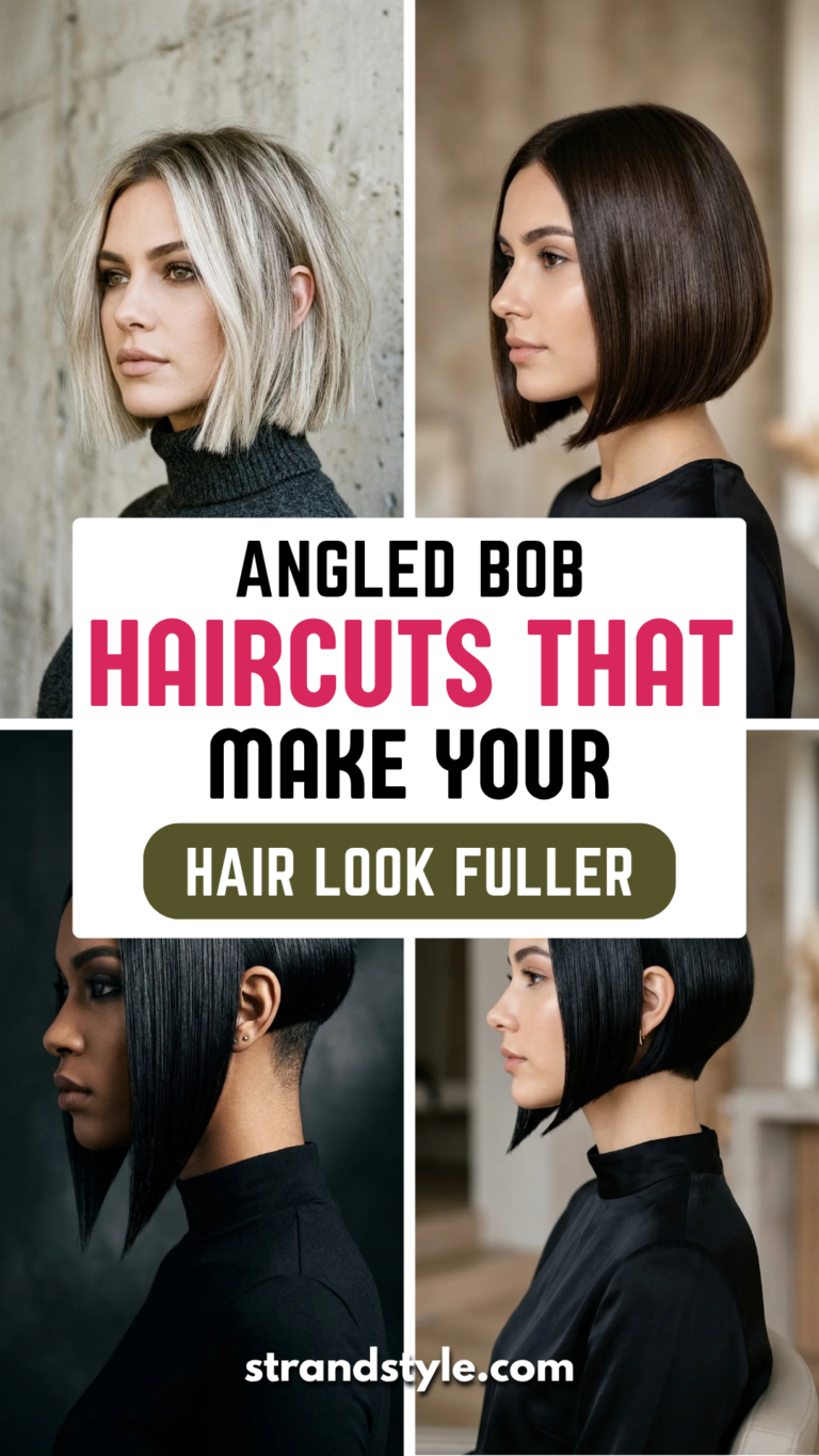 9 Angled Bob Haircuts That Make Your Hair Look Fuller