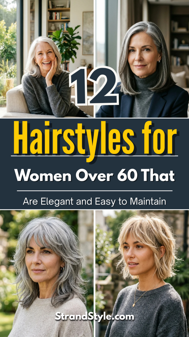 12 Hairstyles for Women Over 60 That Are Elegant and Easy to Maintain
