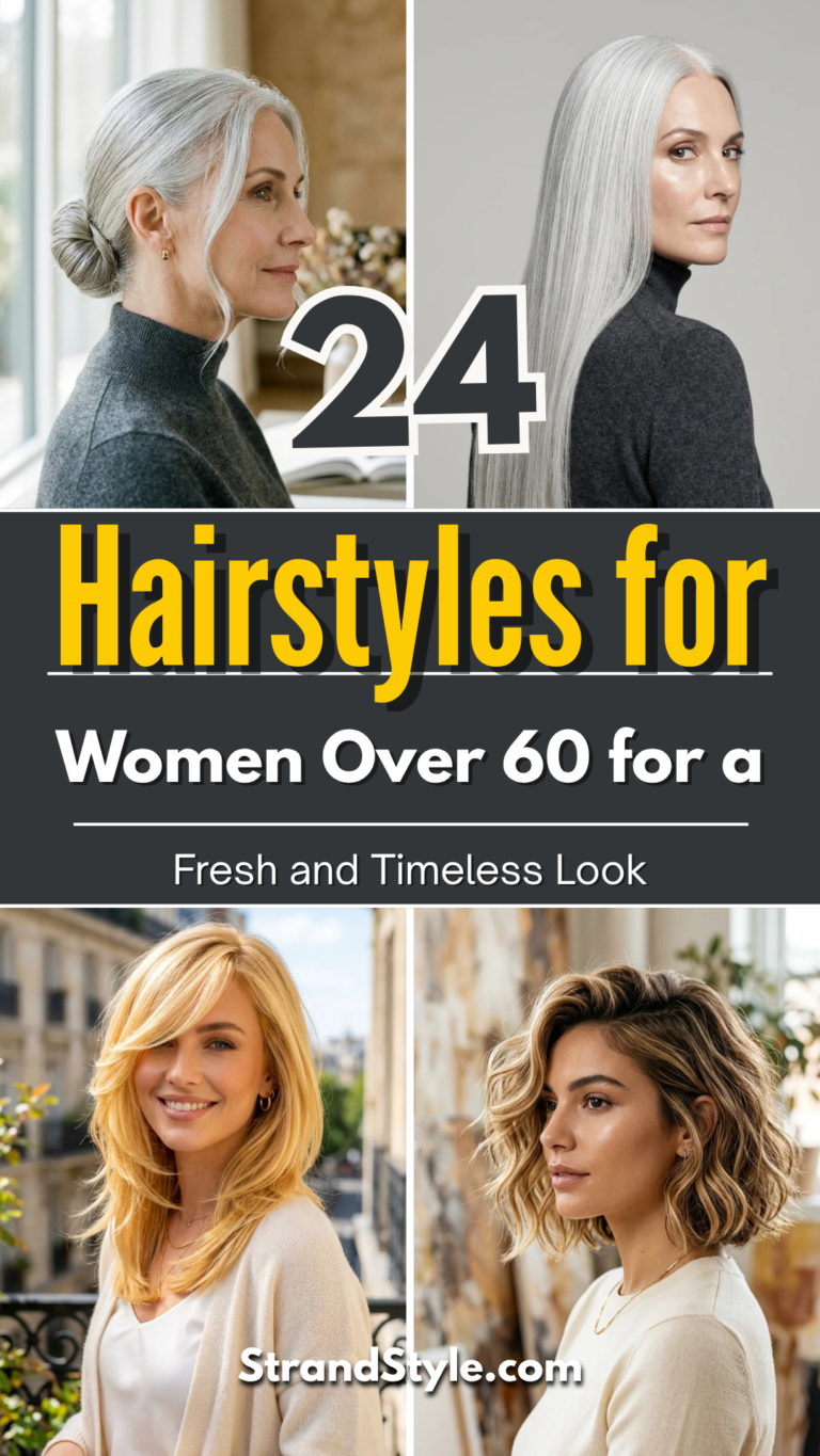 24 Hairstyles for Women Over 60 for a Fresh and Timeless Look