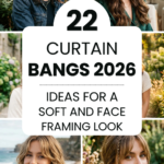 22 Curtain Bangs 2026 Ideas for a Soft and Face-Framing Look