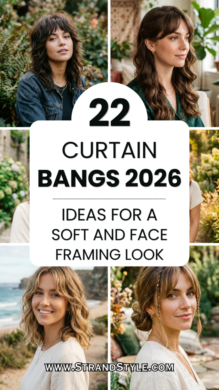 22 Curtain Bangs 2026 Ideas for a Soft and Face-Framing Look