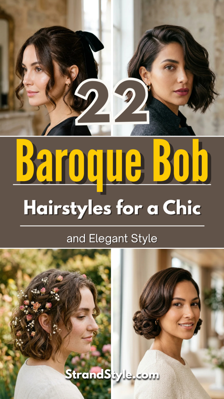 22 Baroque Bob Hairstyles for a Chic and Elegant Style