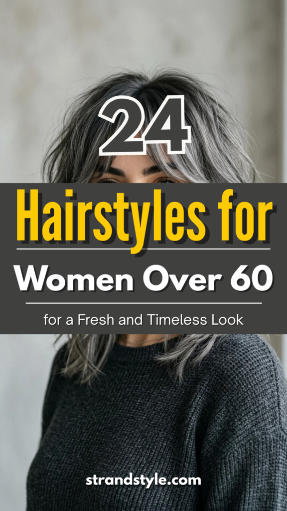 24 Hairstyles for Women Over 60 for a Fresh and Timeless Look