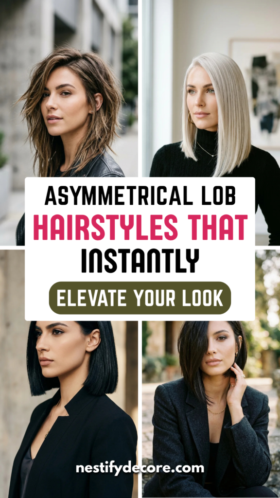 8 Asymmetrical Lob Hairstyles That Instantly Elevate Your Look