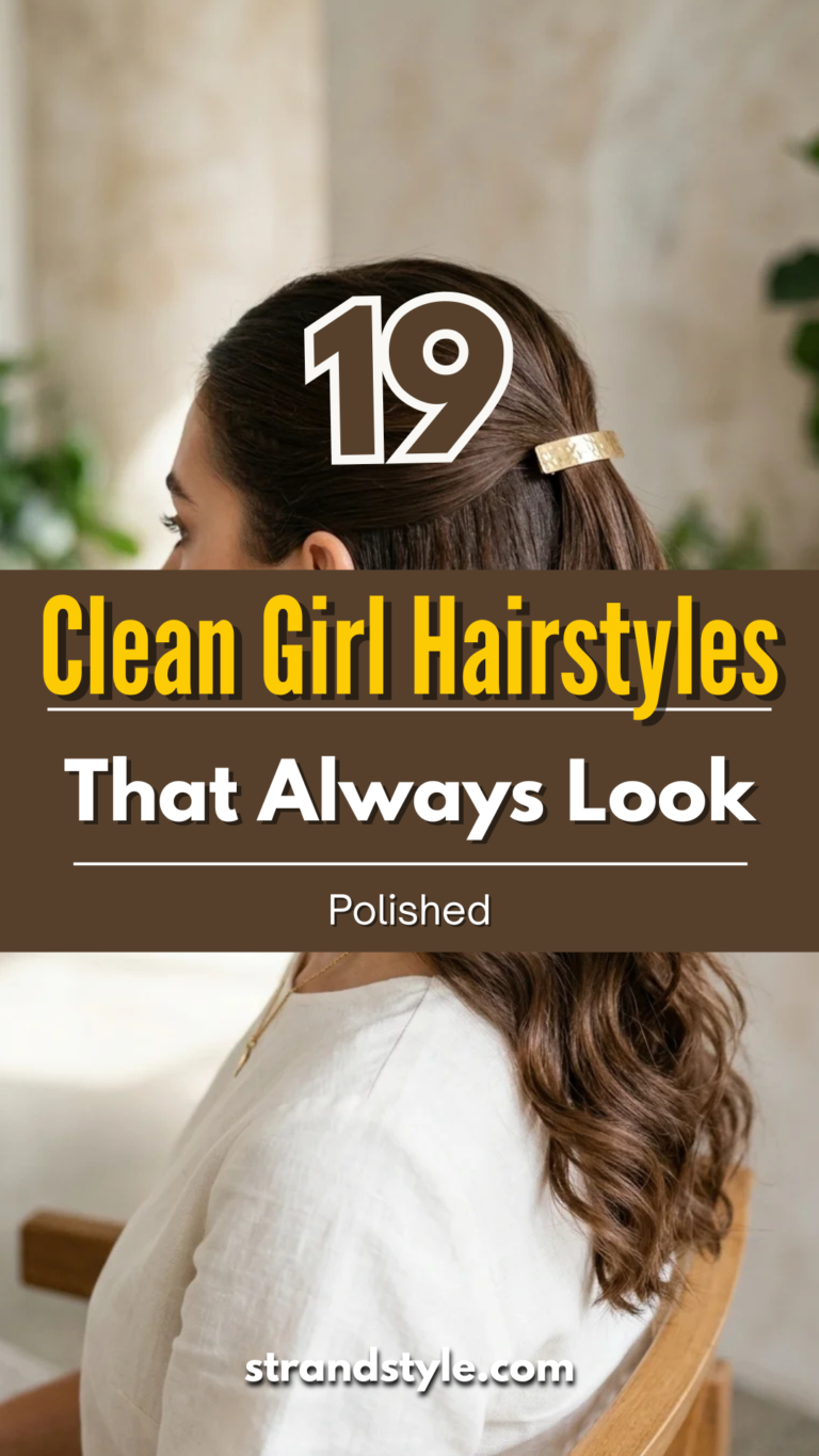 19 Clean Girl Hairstyles That Always Look Polished