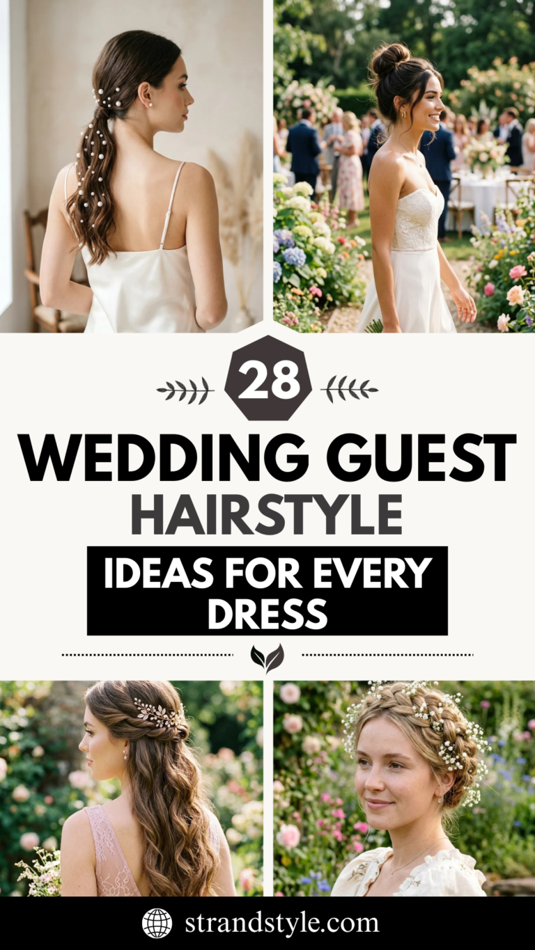 28 Wedding Guest Hairstyle Ideas for Every Dress