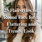25 Hairstyles for Round Face for a Flattering and Trendy Look