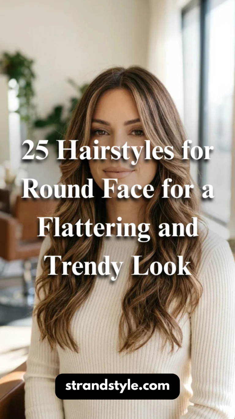 25 Hairstyles for Round Face for a Flattering and Trendy Look