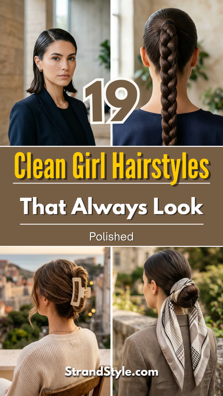 19 Clean Girl Hairstyles That Always Look Polished