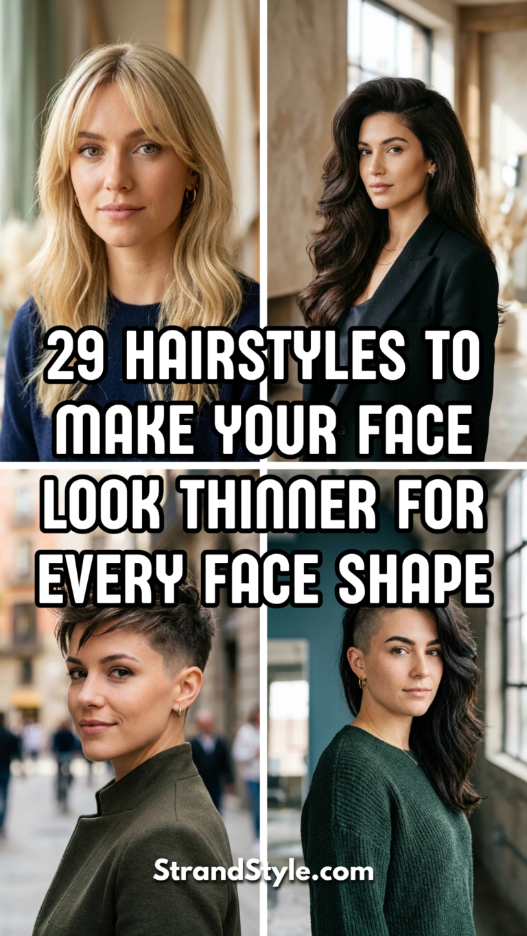 29 Hairstyles to Make Your Face Look Thinner for Every Face Shape
