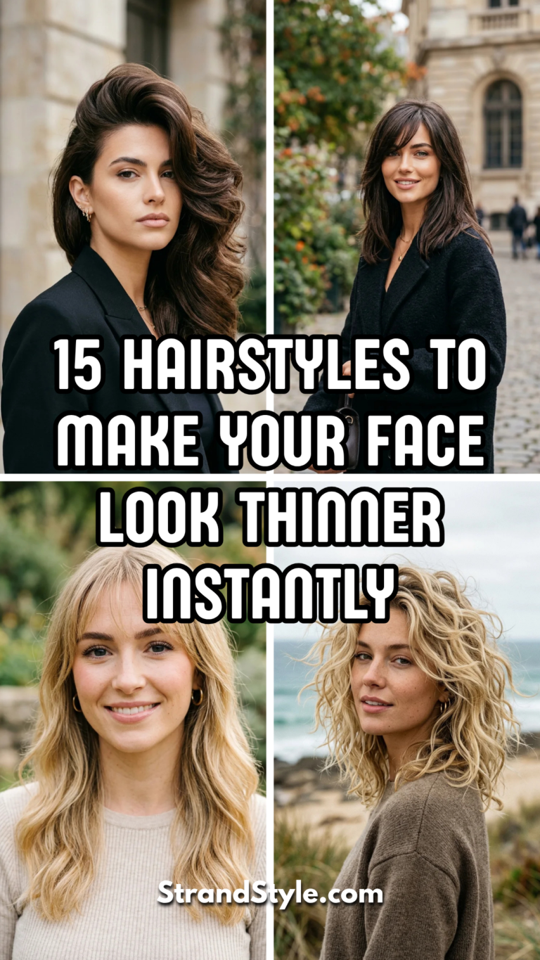 15 Hairstyles to Make Your Face Look Thinner Instantly