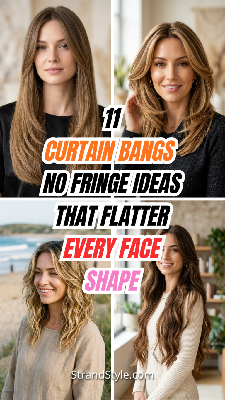 11 Curtain Bangs No Fringe Ideas That Flatter Every Face Shape