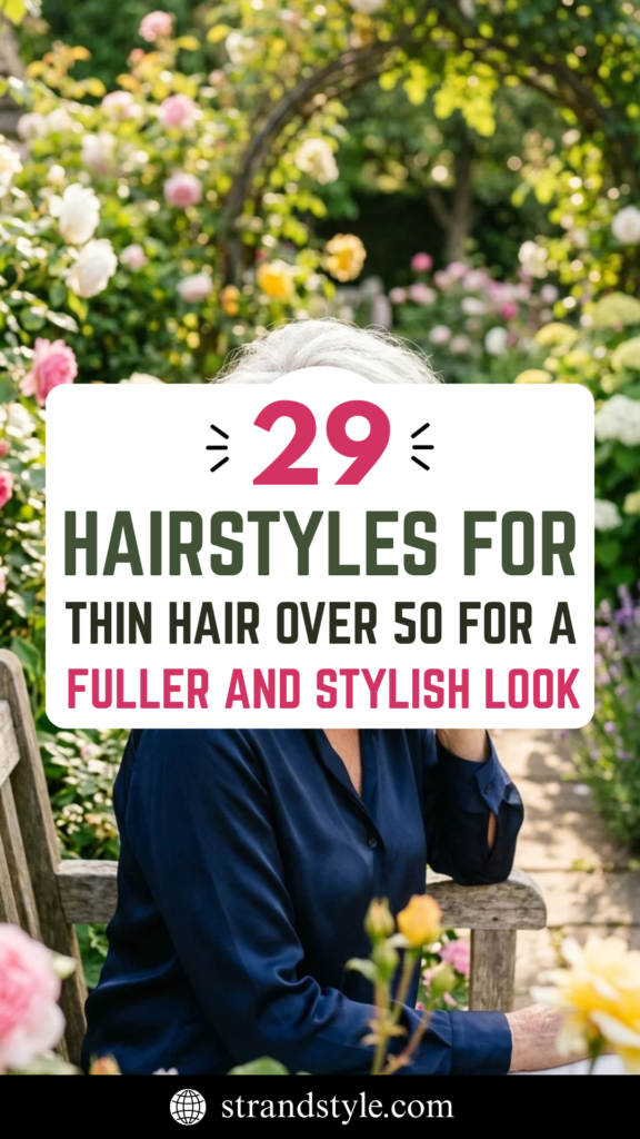 29 Hairstyles for Thin Hair Over 50 for a Fuller and Stylish Look