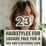 23 Hairstyles for Square Face for a Chic and Flattering Look