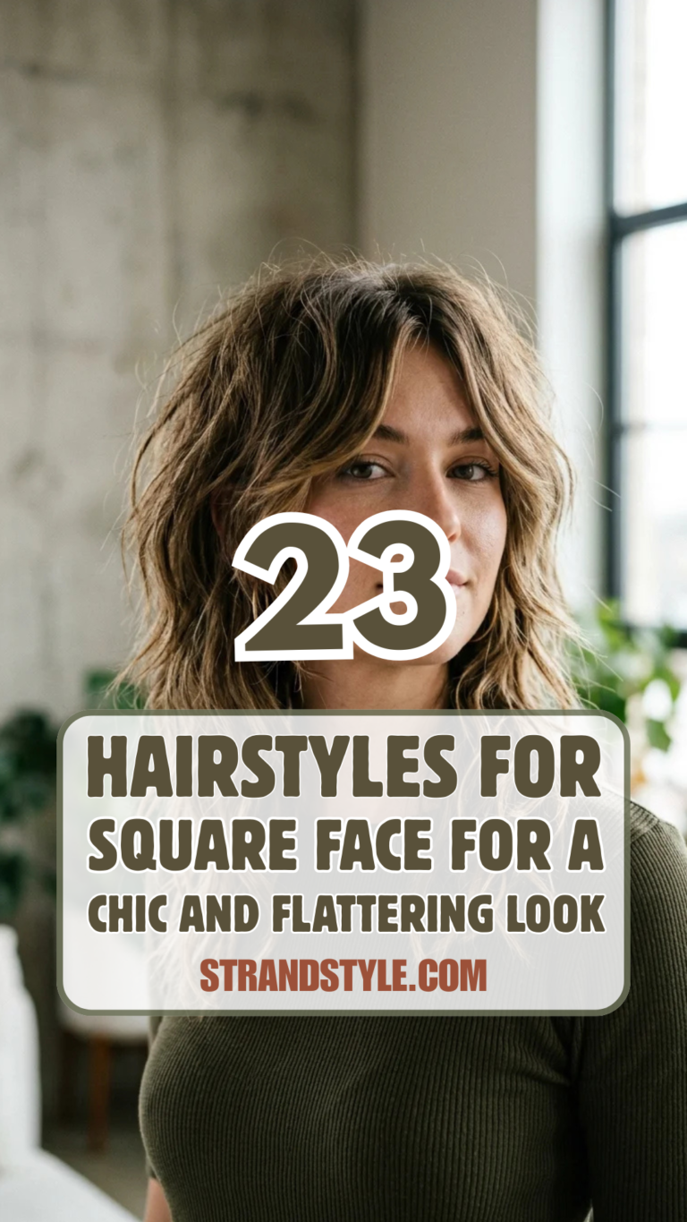 23 Hairstyles for Square Face for a Chic and Flattering Look