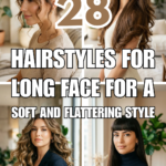 28 Hairstyles for Long Face for a Soft and Flattering Style