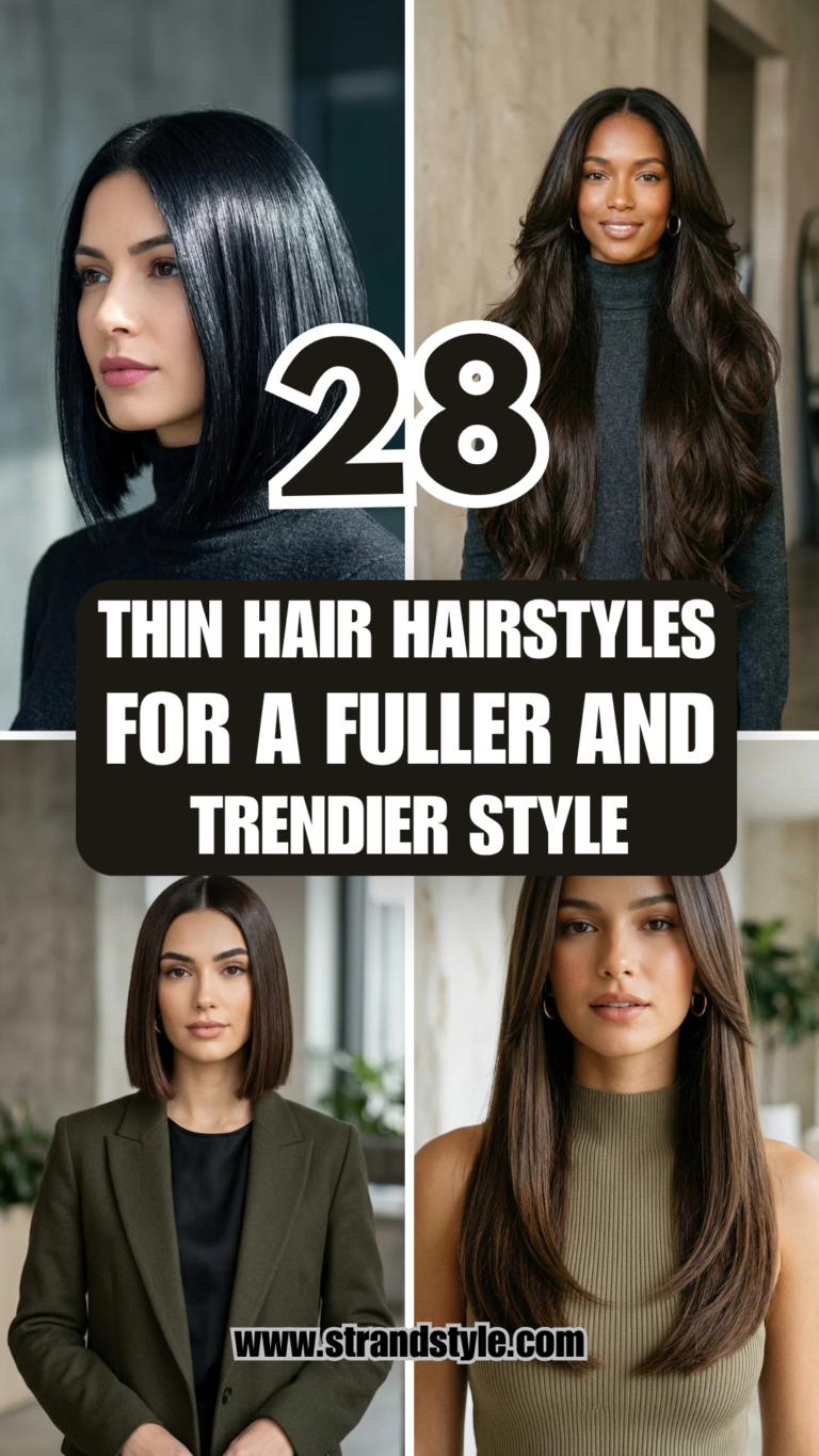 28 Thin Hair Hairstyles for a Fuller and Trendier Style