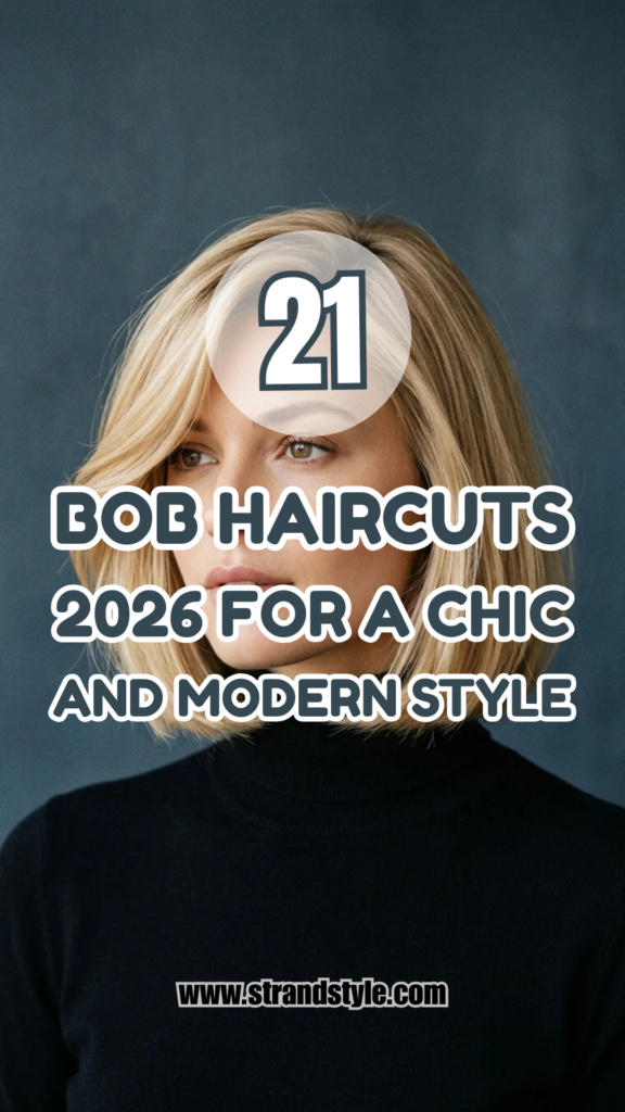 21 Bob Haircuts 2026 for a Chic and Modern Style