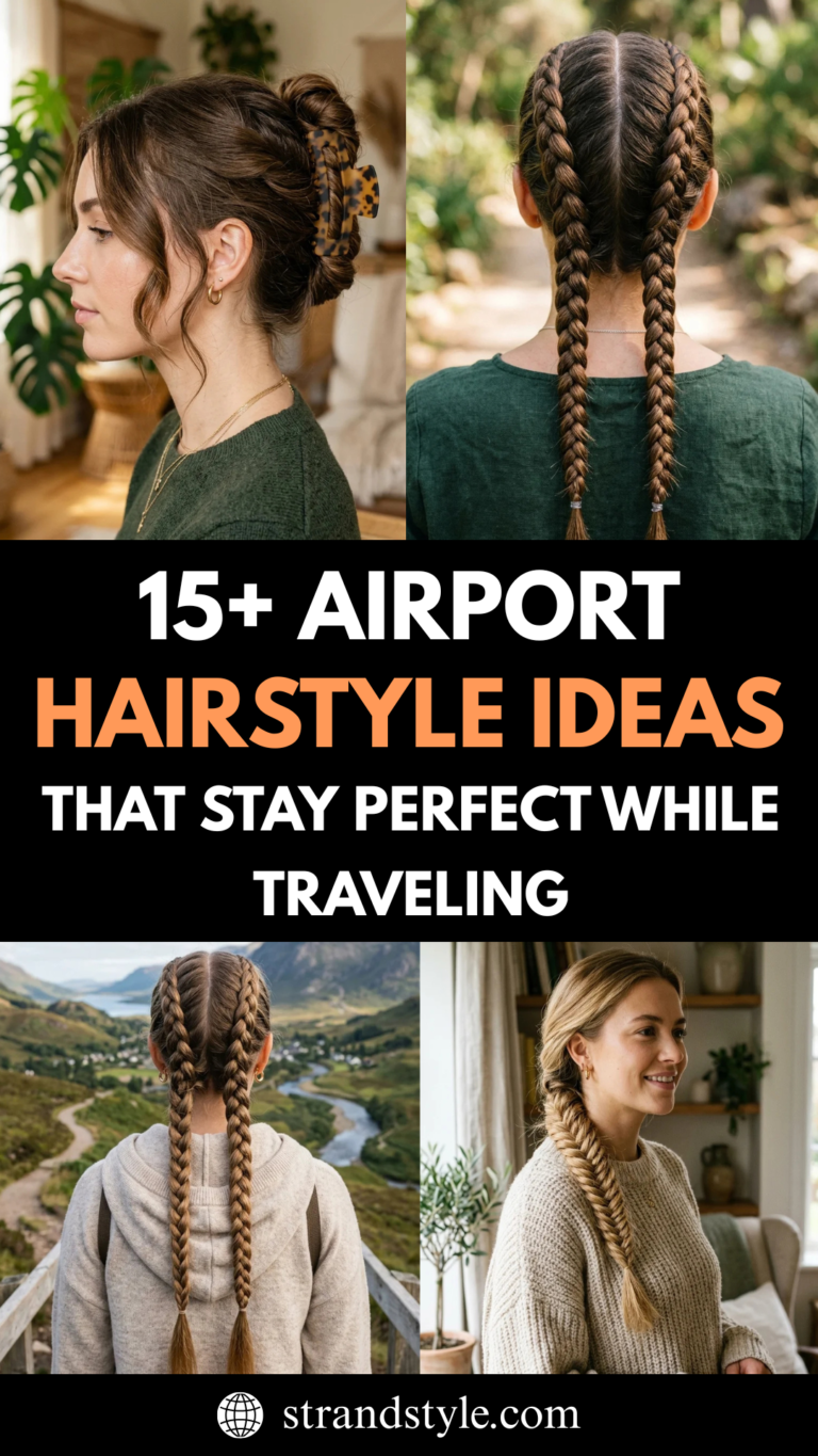 15 Airport Hairstyle Ideas That Stay Perfect While Traveling