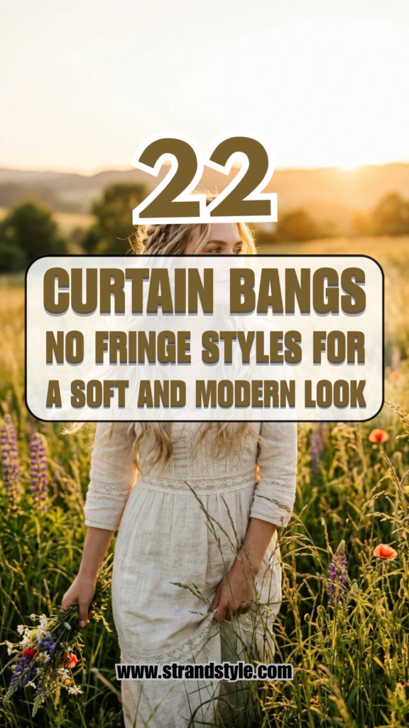 22 Curtain Bangs No Fringe Styles for a Soft and Modern Look