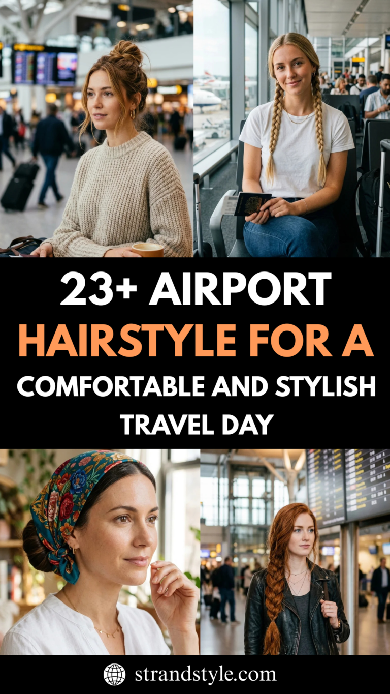 23 Airport Hairstyles for a Comfortable and Stylish Travel Day