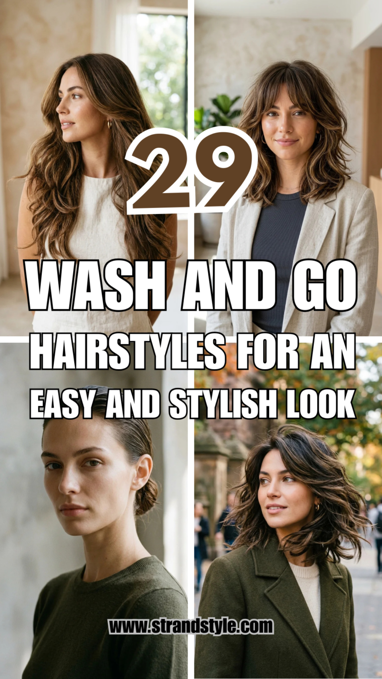29 Wash and Go Hairstyles for an Easy and Stylish Look