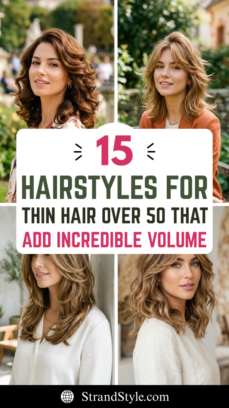 15 Hairstyles for Thin Hair Over 50 That Add Incredible Volume