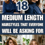 18 Medium Length Hairstyles That Everyone Will Be Asking For