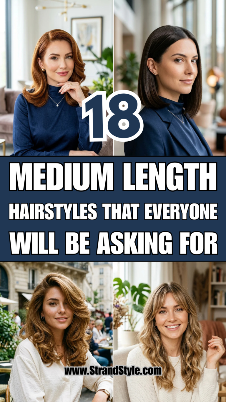 18 Medium Length Hairstyles That Everyone Will Be Asking For