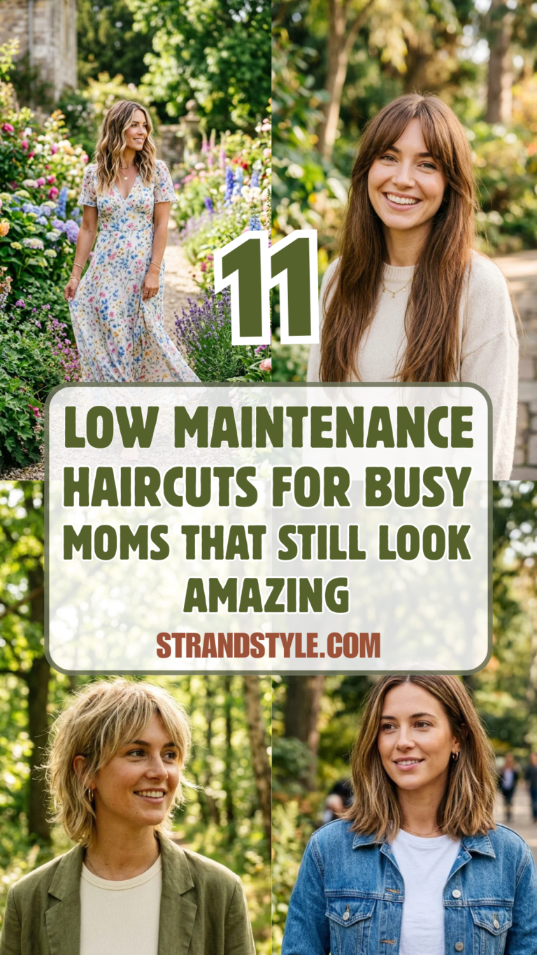 11 Low Maintenance Haircuts for Busy Moms That Still Look Amazing