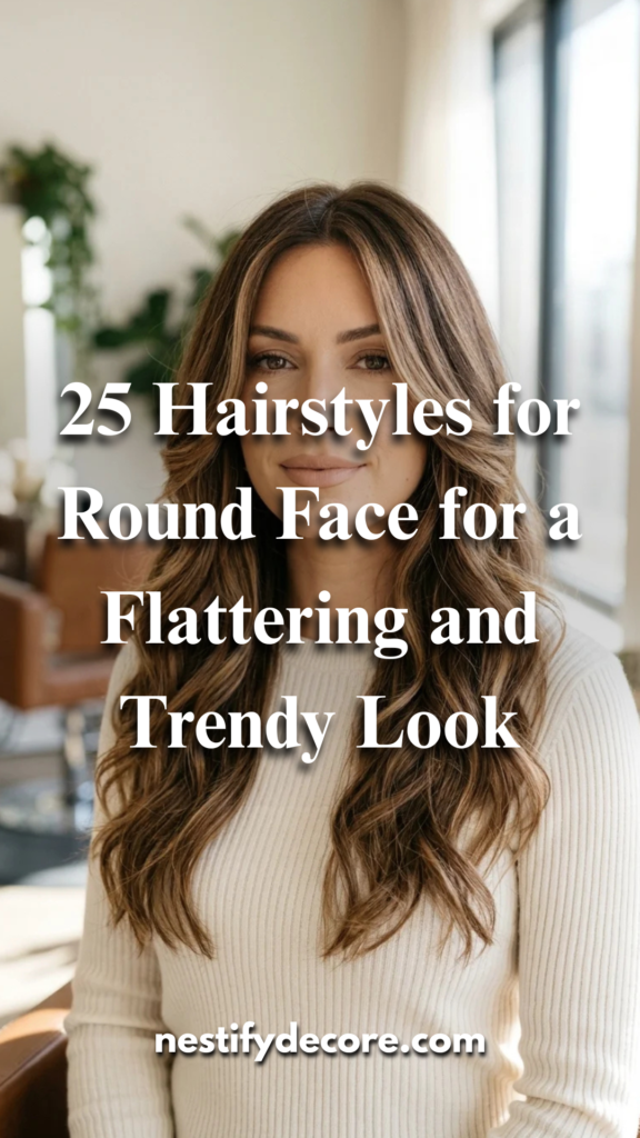 25 Hairstyles for Round Face for a Flattering and Trendy Look