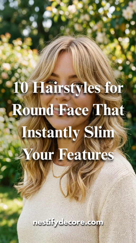 10 Hairstyles for Round Face That Instantly Slim Your Features