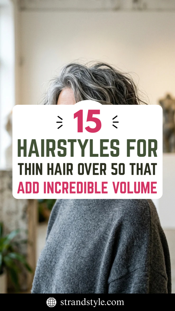 15 Hairstyles for Thin Hair Over 50 That Add Incredible Volume