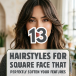 13 Hairstyles for Square Face That Perfectly Soften Your Features