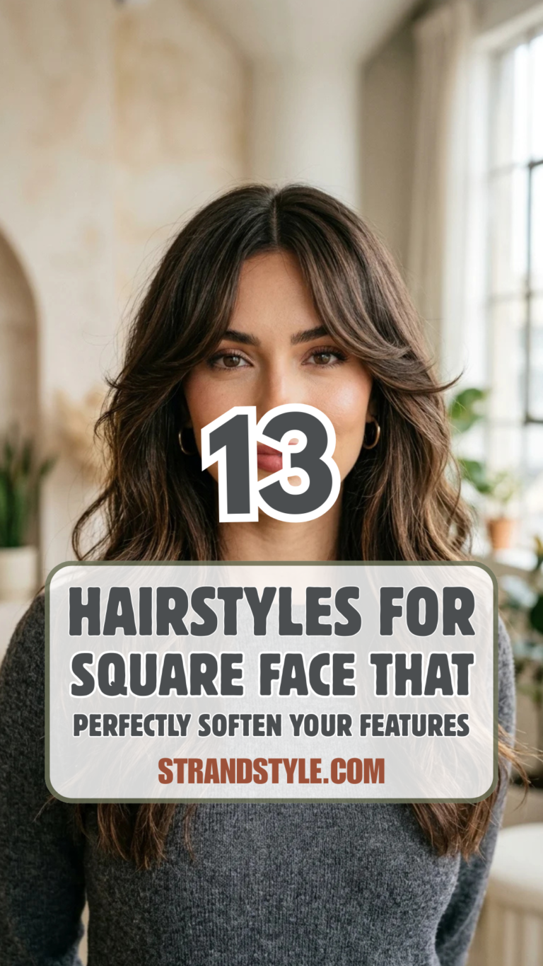 13 Hairstyles for Square Face That Perfectly Soften Your Features